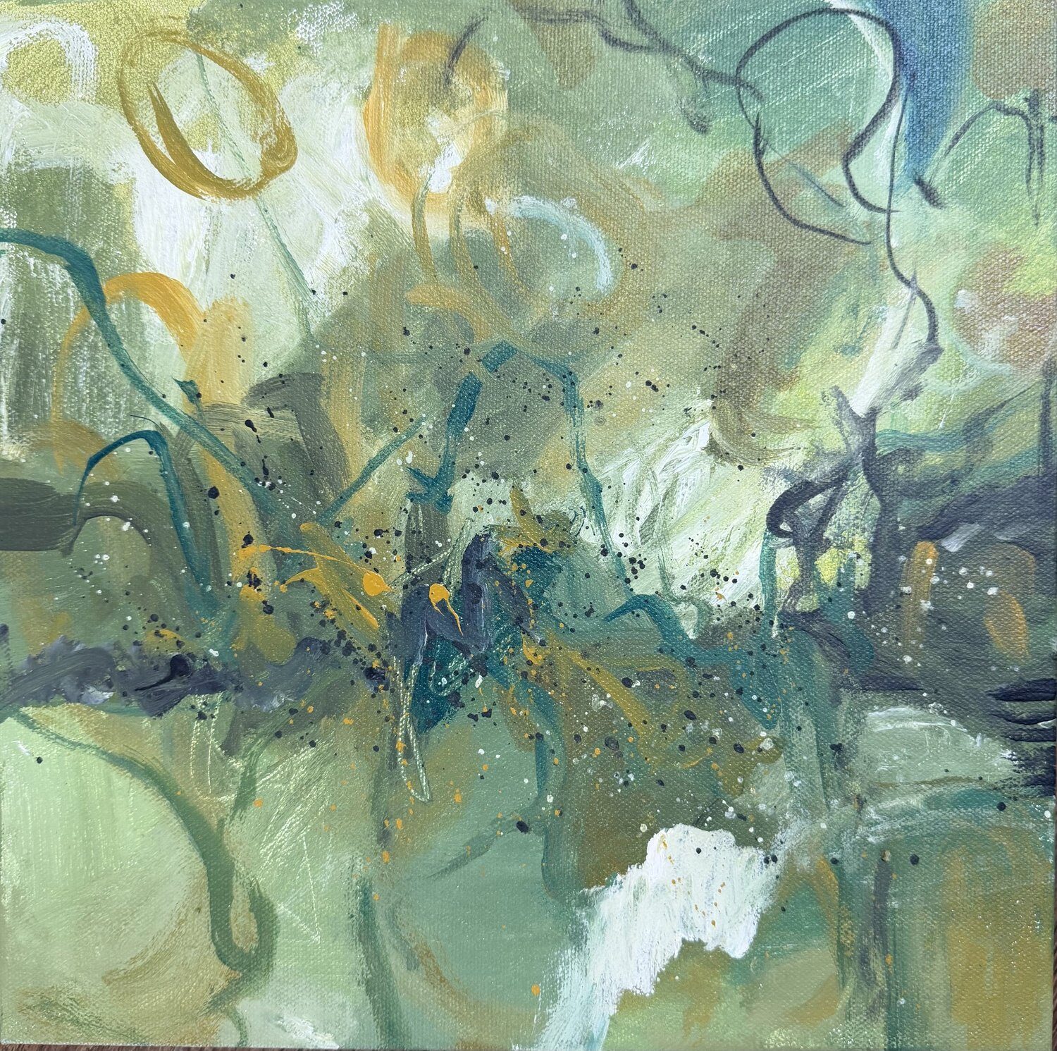 Bayside, an abstract painting by Lee Ghilain